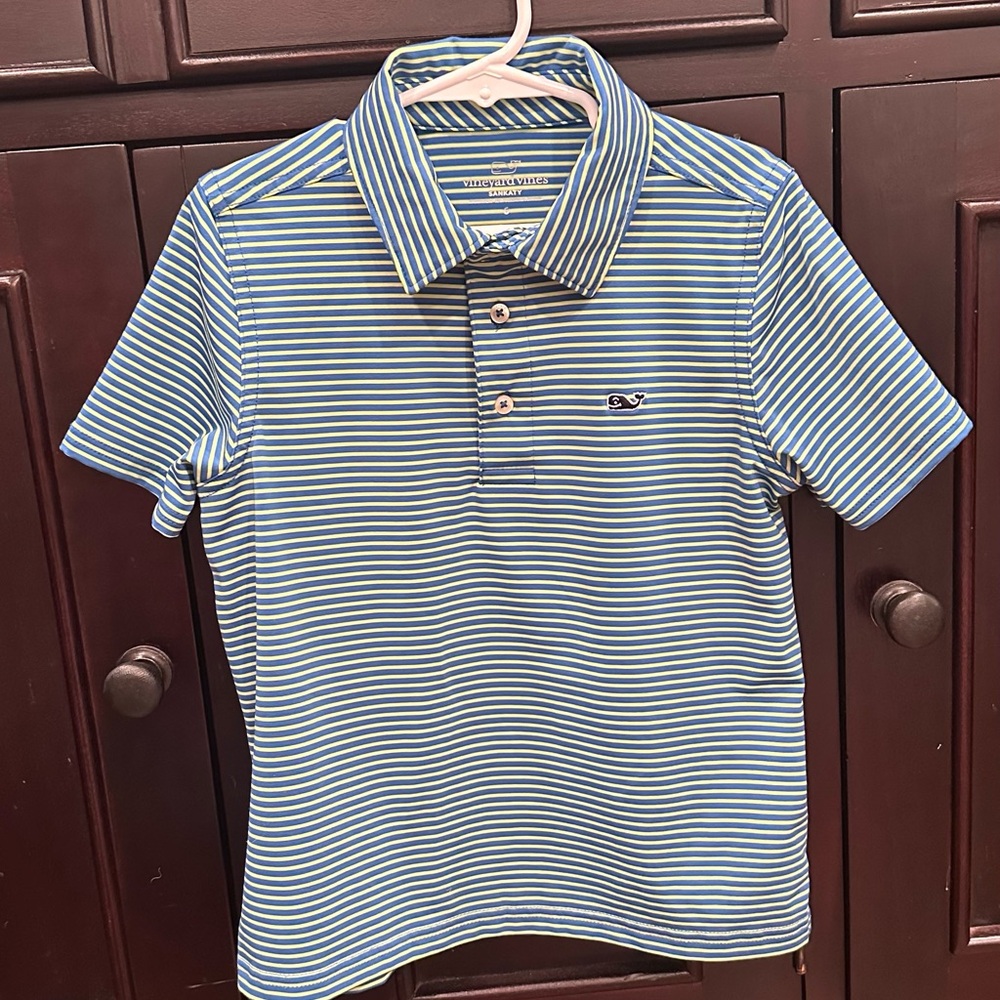 Vineyard Vines Sankaty boys size 6 polo shirt